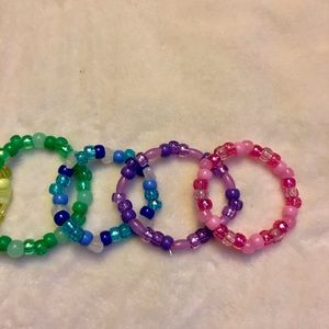 6 Pack Rave Kandi Bracelets